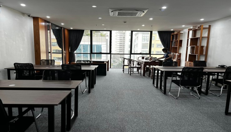 ??? THÁI THỊNH - THÁI HÀ VỈA HÈ ÔTÔ TRÁNH TÒA VĂN PHÒNG KINH DOANH ĐỈNH MỚI ĐẸP SỔ ĐẸP 134m2 x 9T, MT 7.1m, 55 tỷ